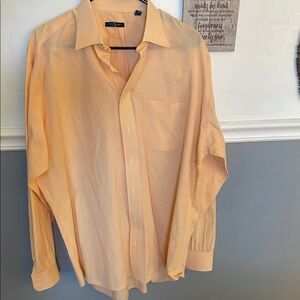 Burberry Orange Casual Button Down Shirt